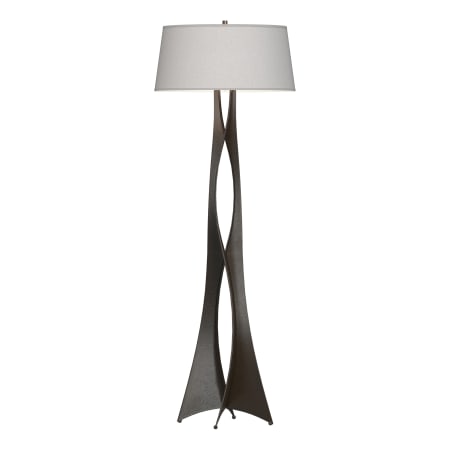 A large image of the Hubbardton Forge 233070 Oil Rubbed Bronze / Flax