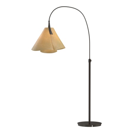 A large image of the Hubbardton Forge 234505 Oil Rubbed Bronze / Spun Amber