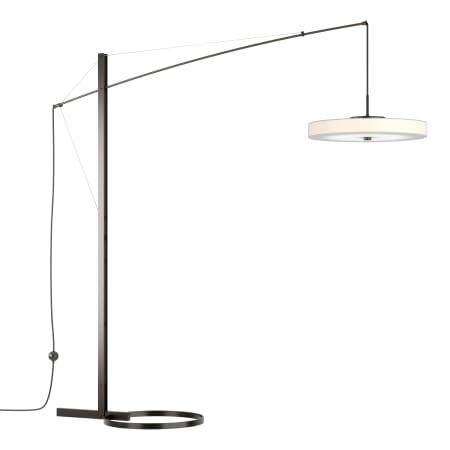 A large image of the Hubbardton Forge 234510 Oil Rubbed Bronze / Spun Frost