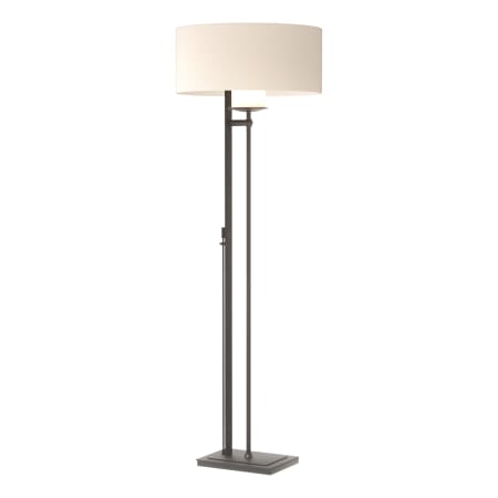 A large image of the Hubbardton Forge 234901 Black / Flax