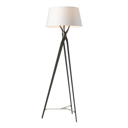 A large image of the Hubbardton Forge 241102 Oil Rubbed Bronze / Modern Brass / Natural Anna