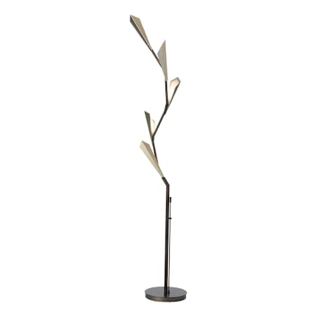 A large image of the Hubbardton Forge 241104 Dark Smoke / Modern Brass