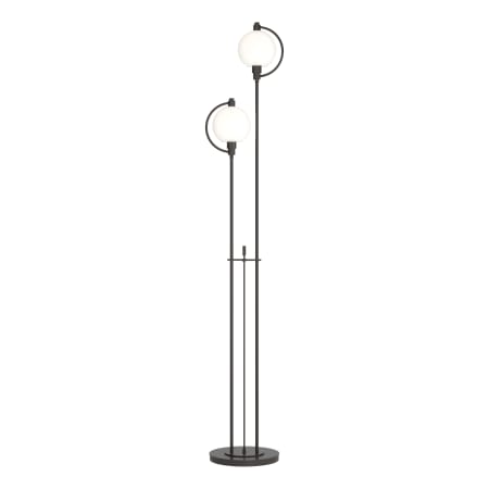 A large image of the Hubbardton Forge 242210 Oil Rubbed Bronze / Opal Glass