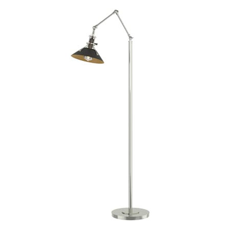 A large image of the Hubbardton Forge 242215 Sterling / Black