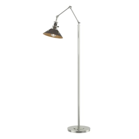 A large image of the Hubbardton Forge 242215 Sterling / Oil Rubbed Bronze