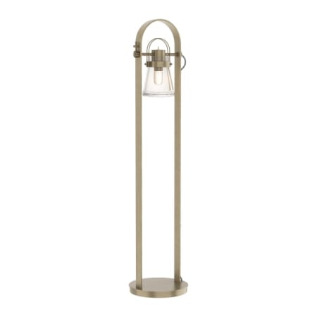 A large image of the Hubbardton Forge 247810 Soft Gold / Clear