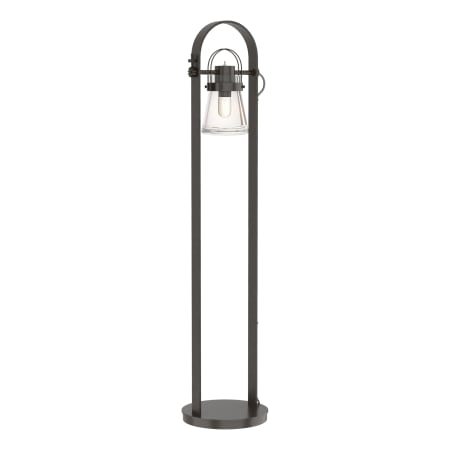 A large image of the Hubbardton Forge 247810 Oil Rubbed Bronze / Clear Glass