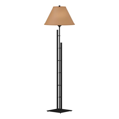 A large image of the Hubbardton Forge 248421 Black / Doeskin Suede