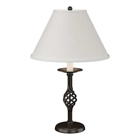 A large image of the Hubbardton Forge 265001 Oil Rubbed Bronze / Natural Anna