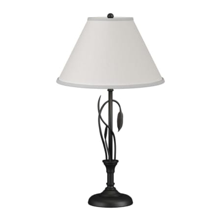 A large image of the Hubbardton Forge 266760 Black / Natural Anna