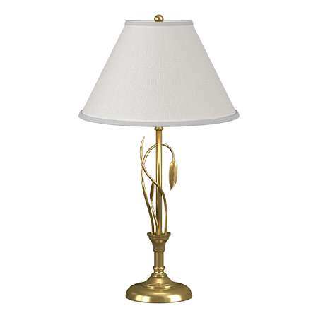 A large image of the Hubbardton Forge 266760 Modern Brass / Natural Anna