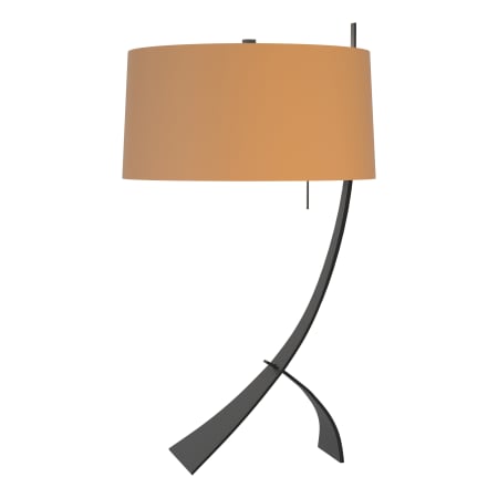 A large image of the Hubbardton Forge 272666 Black / Doeskin Suede