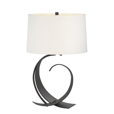 A large image of the Hubbardton Forge 272674 Black / Natural Anna