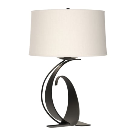 A large image of the Hubbardton Forge 272678 Black / Natural Anna