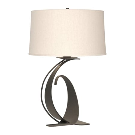 A large image of the Hubbardton Forge 272678 Natural Iron / Flax