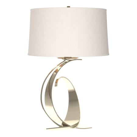 A large image of the Hubbardton Forge 272678 Sterling / Natural Anna