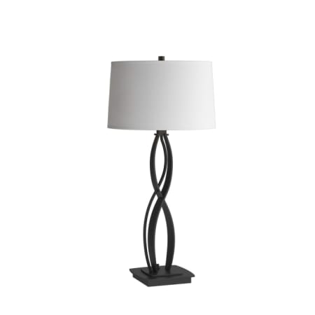 A large image of the Hubbardton Forge 272686 Black / Natural Anna