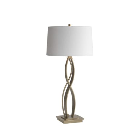 A large image of the Hubbardton Forge 272686 Soft Gold / Natural Anna