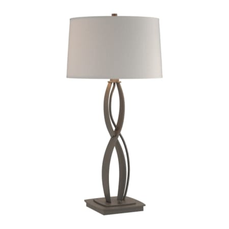 A large image of the Hubbardton Forge 272687 Natural Iron / Flax