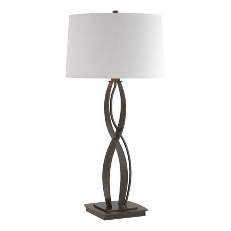 A large image of the Hubbardton Forge 272687 Oil Rubbed Bronze / Natural Anna