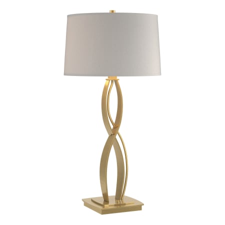 A large image of the Hubbardton Forge 272687 Modern Brass / Flax