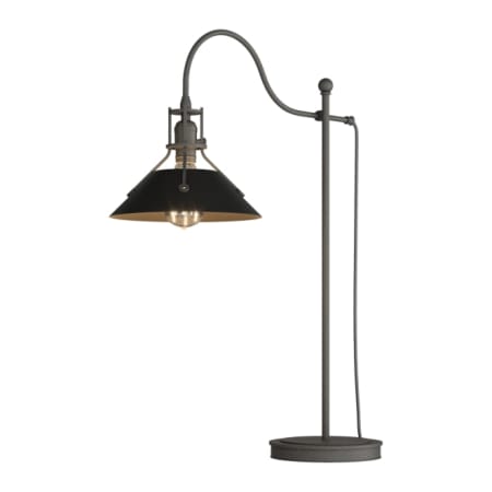 A large image of the Hubbardton Forge 272840 Natural Iron / Black