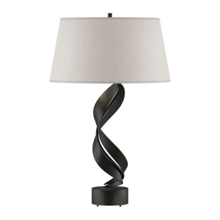 A large image of the Hubbardton Forge 272920 Black / Flax