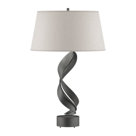 A large image of the Hubbardton Forge 272920 Natural Iron / Flax