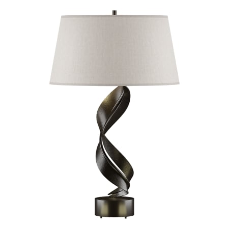 A large image of the Hubbardton Forge 272920 Oil Rubbed Bronze / Flax