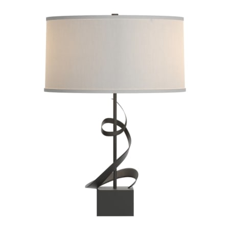 A large image of the Hubbardton Forge 273030 Black / Natural Anna