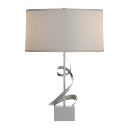 A large image of the Hubbardton Forge 273030 Vintage Platinum / Flax