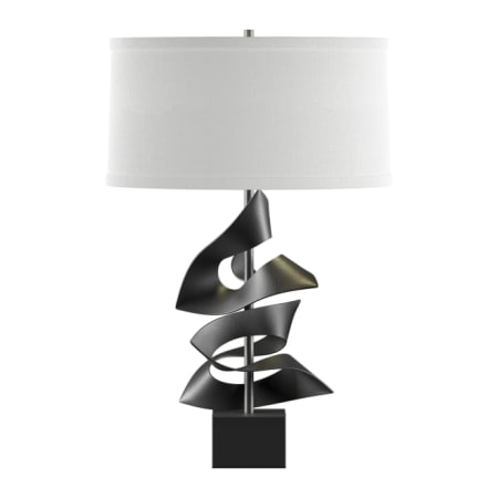 A large image of the Hubbardton Forge 273050 Black / Natural Anna
