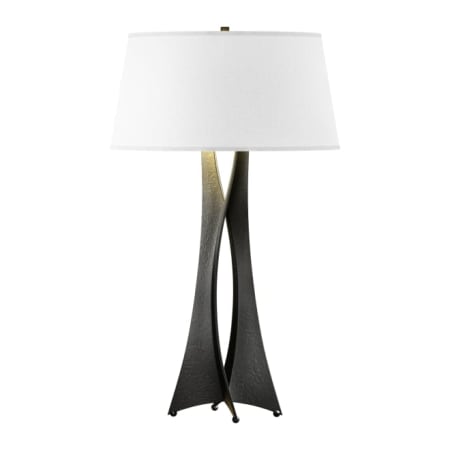 A large image of the Hubbardton Forge 273077 Black / Flax