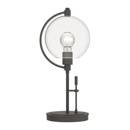 A large image of the Hubbardton Forge 274120 Natural Iron / Clear