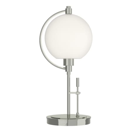 A large image of the Hubbardton Forge 274120 Sterling / Opal Glass