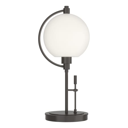 A large image of the Hubbardton Forge 274120 Oil Rubbed Bronze / Opal Glass