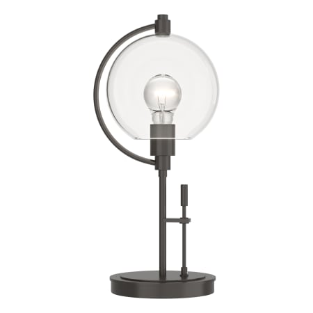 A large image of the Hubbardton Forge 274120 Oil Rubbed Bronze / Clear Glass