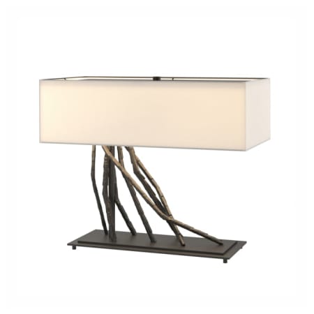 A large image of the Hubbardton Forge 277660 Black / Natural Anna