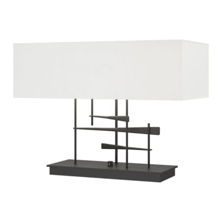 A large image of the Hubbardton Forge 277670 Black / Natural Anna