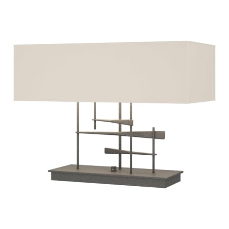 A large image of the Hubbardton Forge 277670 Natural Iron / Flax