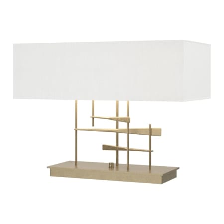 A large image of the Hubbardton Forge 277670 Soft Gold / Natural Anna