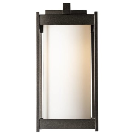 A large image of the Hubbardton Forge 302021 Coastal Oil Rubbed Bronze / Opal