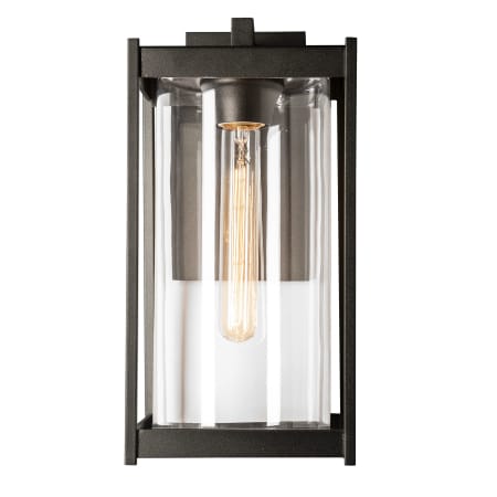 A large image of the Hubbardton Forge 302023 Coastal Oil Rubbed Bronze / Clear