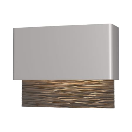 A large image of the Hubbardton Forge 302630 Coastal Burnished Steel / Oil Rubbed Bronze