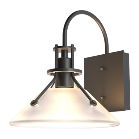 A large image of the Hubbardton Forge 302709 Coastal Black / Frosted