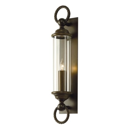 A large image of the Hubbardton Forge 303080 Coastal Bronze / Clear