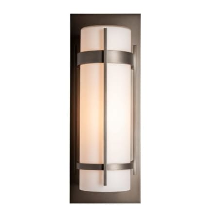 A large image of the Hubbardton Forge 305894 Coastal Oil Rubbed Bronze / Opal