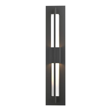 A large image of the Hubbardton Forge 306415 Coastal Black / Clear