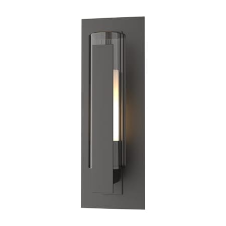 A large image of the Hubbardton Forge 307281 Coastal Oil Rubbed Bronze / Clear