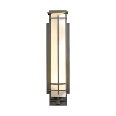 A large image of the Hubbardton Forge 307861 Coastal Dark Smoke / Opal